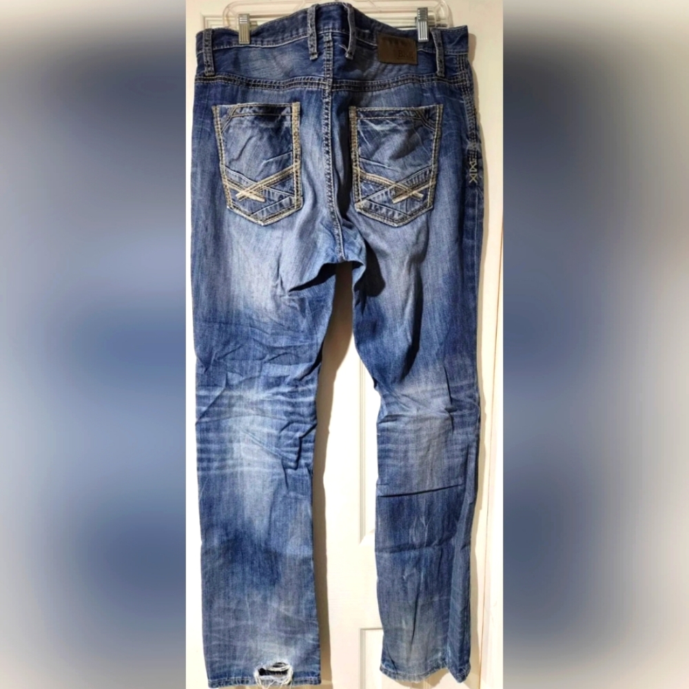 Buckle Bke Men's Jeans Derek Straight Leg 36L